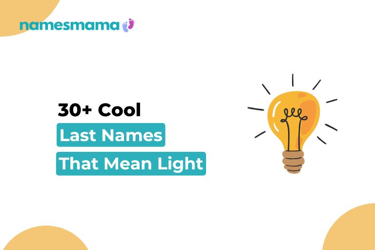 Last Names That Mean Light