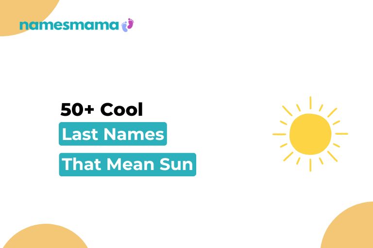 Last Names That Mean Sun