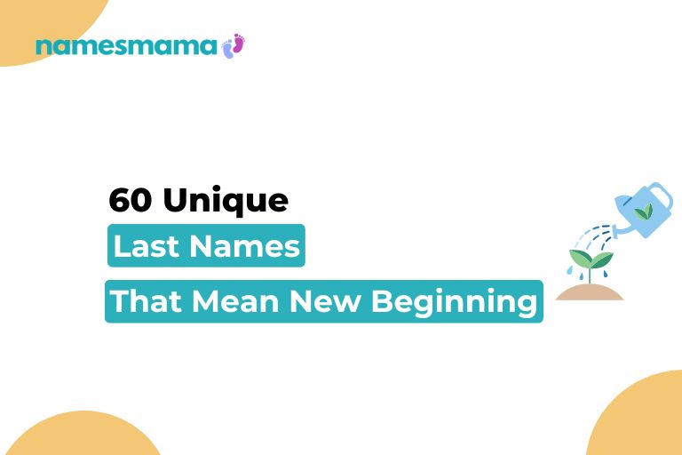 Last names that mean new beginning